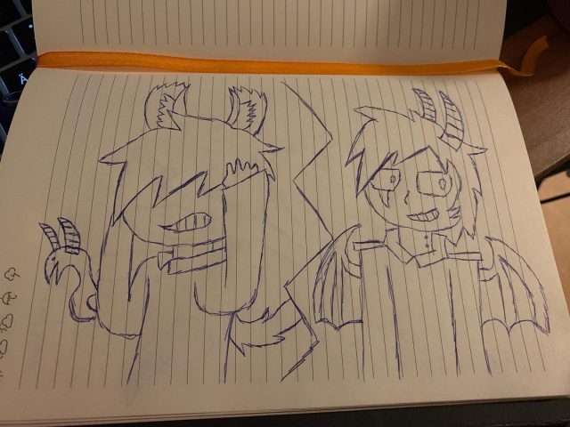 More random art lmao and the first two will be related to a side story.. when I get it done in like hundred years .-.