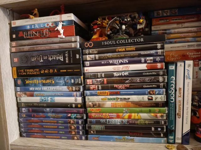 I also redid my DVD collection shelf because of a list project bzw to have a overview of what I already saw and what not lmao.. here we are now.. I also need in the future more space, just be real :D